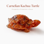 Carnelian Tortoise — prosperity, protection and focus kachua — KaalVeda