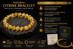 Citrine Bracelet — why choose natural citrine, with certificate and packaging — KaalVeda