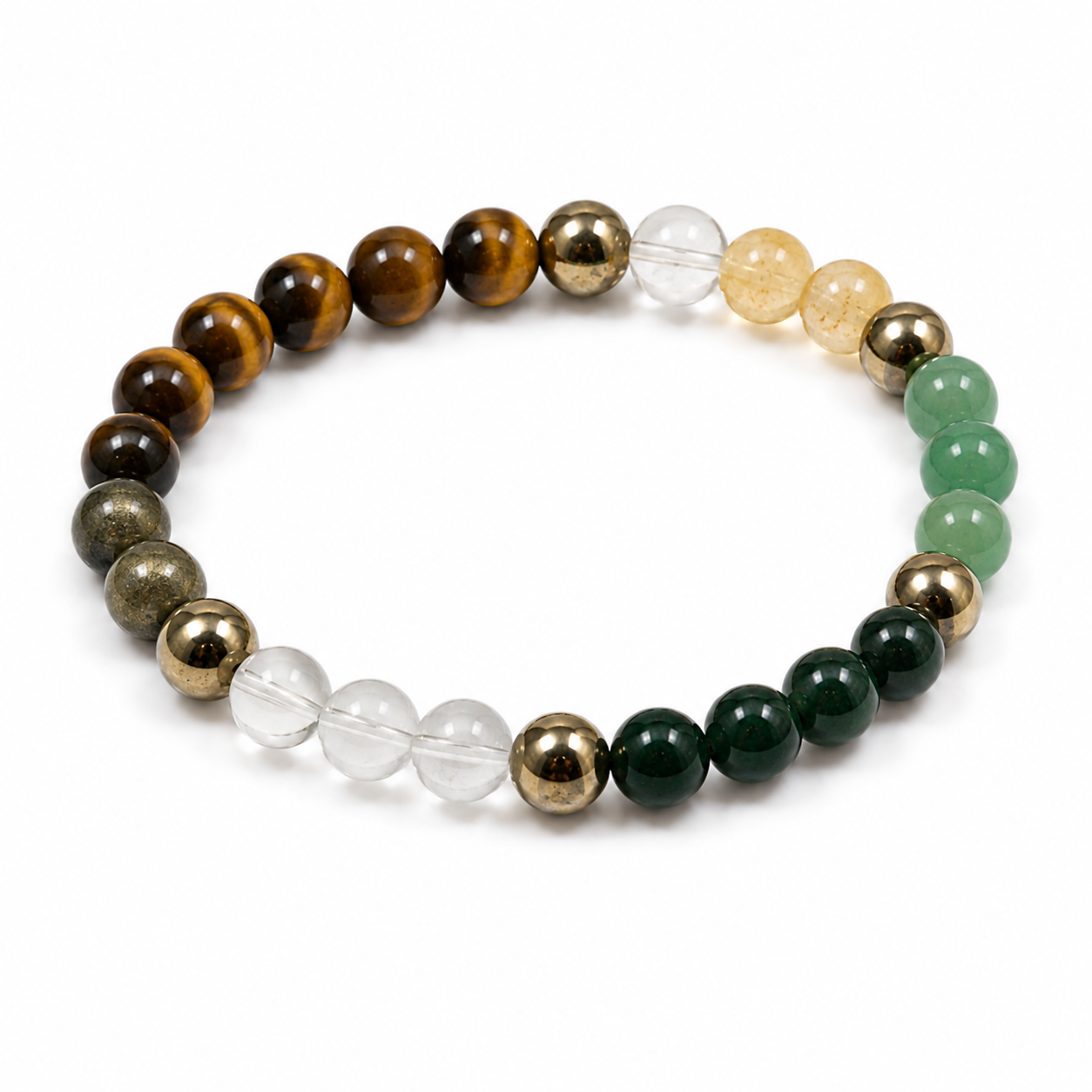 Kuber Kavach Combo — the Dhan Yog Bracelet, five wealth stones — KaalVeda