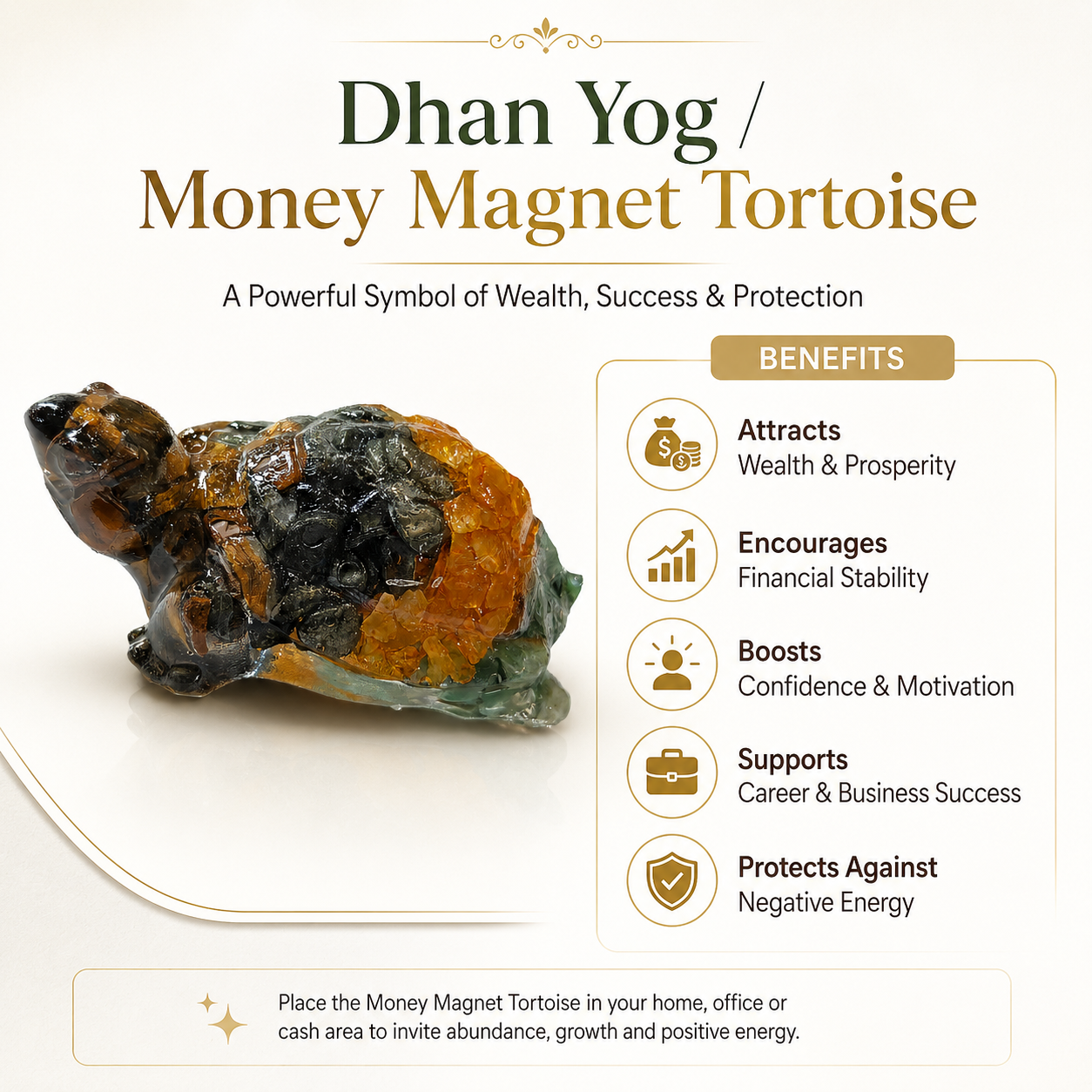 Dhan Yog Tortoise — a symbol of wealth, success and protection — KaalVeda