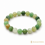 Green Aventurine Bracelet — styled brand shot — KaalVeda