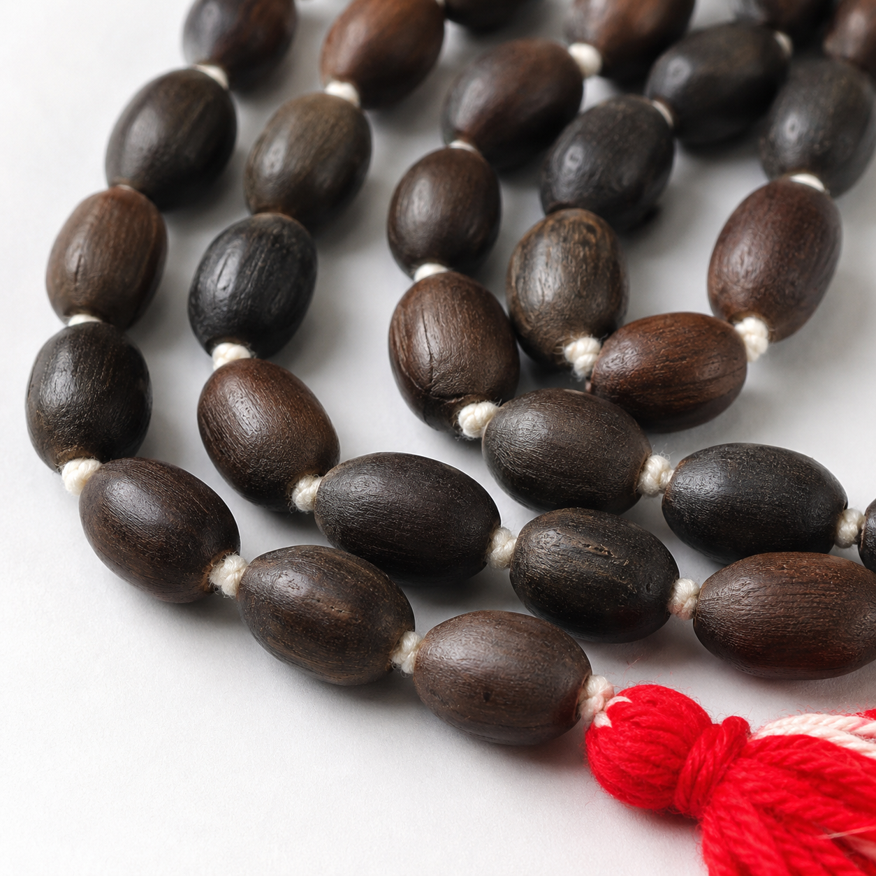 Kamal Gatte Mala 108+1 — the hand-tied tassel — KaalVeda