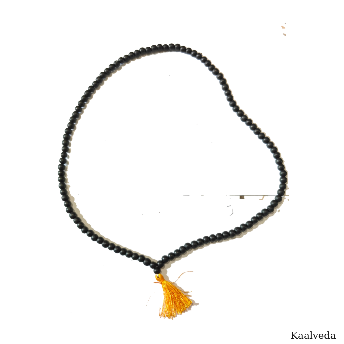Karungali Kids' Mala — 6mm black ebony beads, 108+1 — KaalVeda