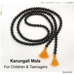Karungali Kids' Mala — sized for children and teenagers — KaalVeda
