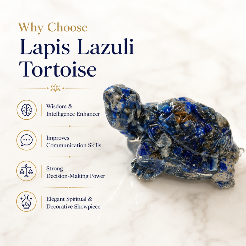 Lapis Lazuli Tortoise — why choose the lapis kachua — KaalVeda