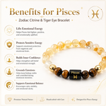 Pisces Rashi Bracelet — benefits for Pisces energy — KaalVeda