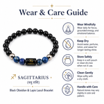 Sagittarius Rashi Bracelet — how to wear and care — KaalVeda