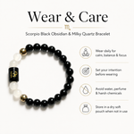 Scorpio Rashi Bracelet — how to wear and care — KaalVeda