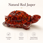 Red Jasper Tortoise — grounding energy and protective presence — KaalVeda