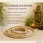 Tulsi Mala Kanthi — sacred, pure, for puja or daily wear — KaalVeda